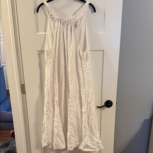 Banana Republic Ivory Linen Dress